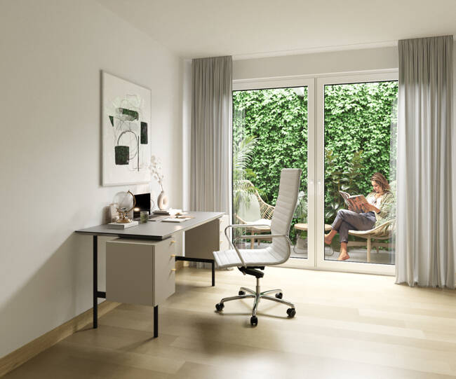 Wohnen wie im eigenen Haus: Traumhafte 4-Zi.-Maisonette mit Garten in Trudering mit 5% AfA-Steuervorteil. – 81825 München – Vorschaubild 7