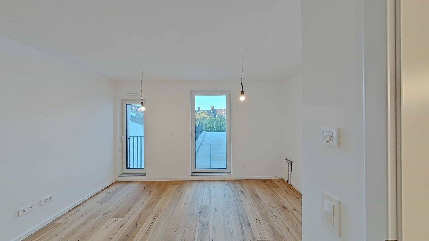 Erstbezug im 4. OG: 2 Zimmer mit 49 m² privater Dachterrasse, Küche inklusive – 60327 Frankfurt am Main – Vorschaubild 4