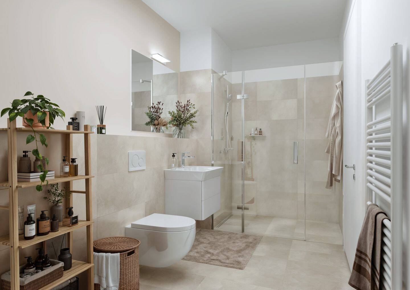 Auszeit auf der Dachterrasse: 2-Zimmer-Neubau-Wohnung! – 80995 München – Vorschaubild 6