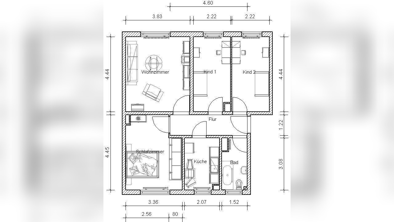 4-Zimmerwohnung in Engelsdorf – 4319 Leipzig – Vorschaubild 4