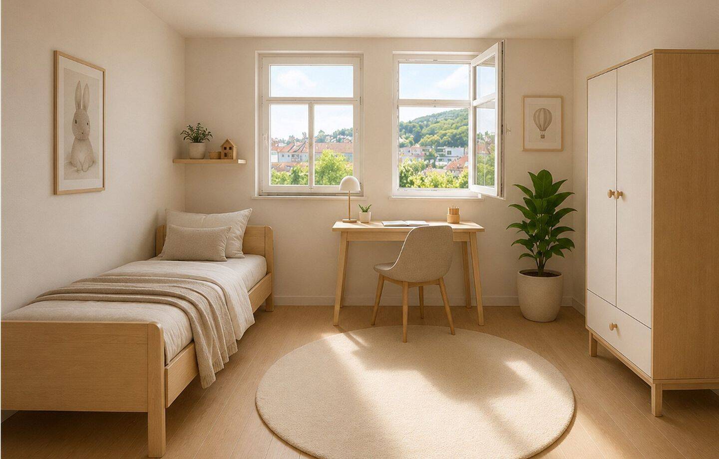 Charmante 2-Zimmer Dachgeschosswohnung in Jena-Wenigenjena – 7749 Jena – Vorschaubild 2