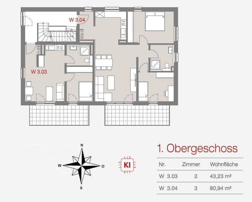 Neubauwohnungen Nähe „Hindenburgpark“ – Modernes Wohnen in Altstadtnähe – 85057 Ingolstadt – Vorschaubild 3