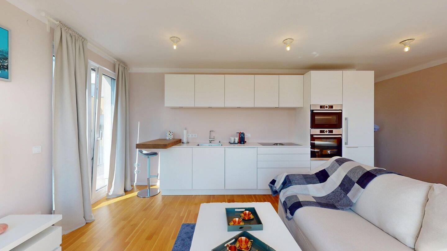 Exklusives möbliertes Penthouse mit Skylineblick von der Dachterrasse und Tiefgaragenstellplatz – 60326 Frankfurt am Main – Vorschaubild 5