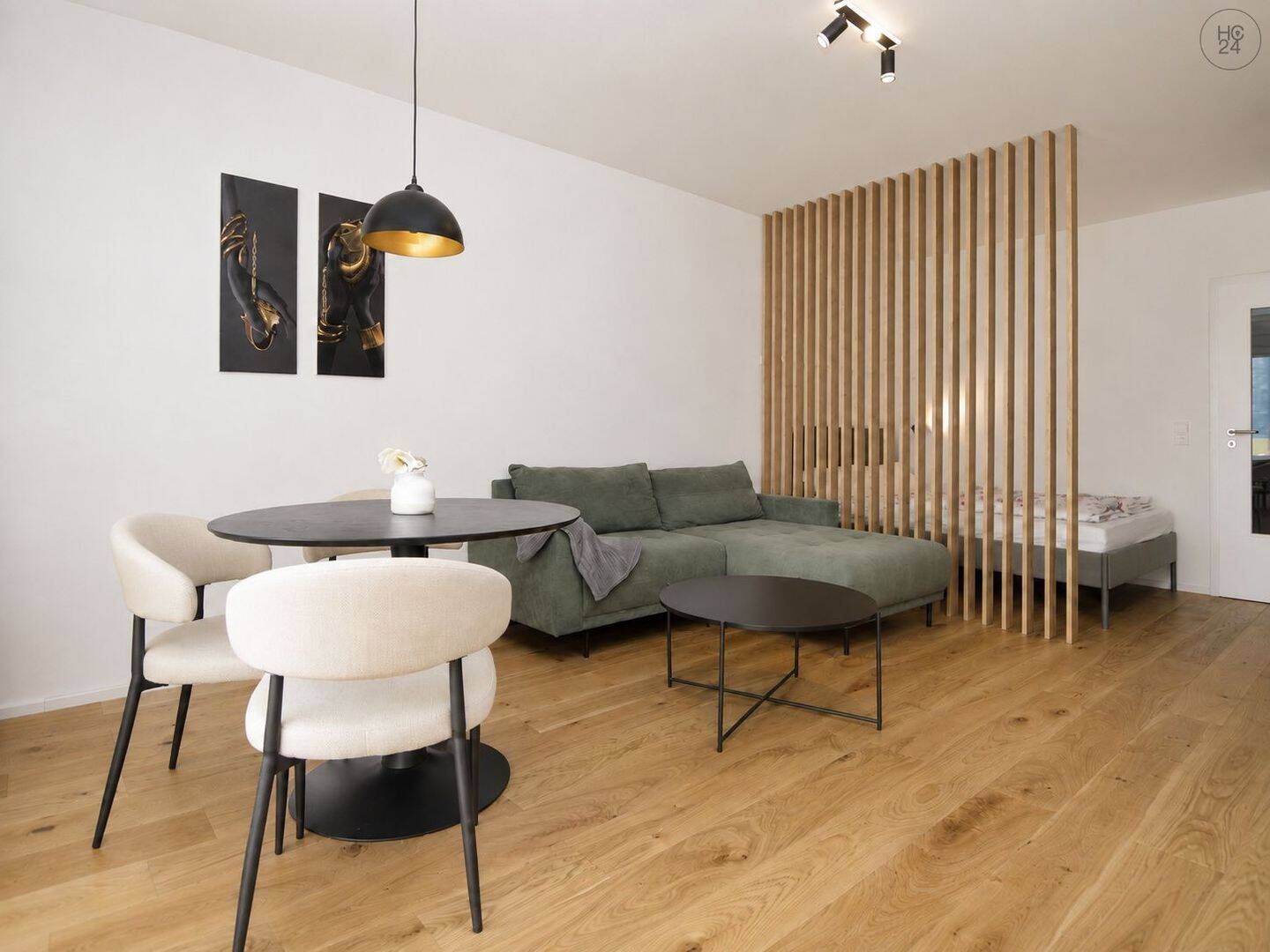 Erstbezug: Stylishe möblierte 1-Zimmer Wohnung mit Balkon und Internet in Wiesbaden – 65187 Wiesbaden – Vorschaubild 9