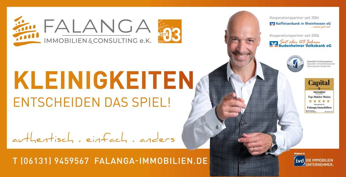 Falanga Immobilien – Einziehen und wohlfühlen – Moderne Gartenwohnung mit Terrasse in Budenheim! – 55257 Budenheim – Vorschaubild 9