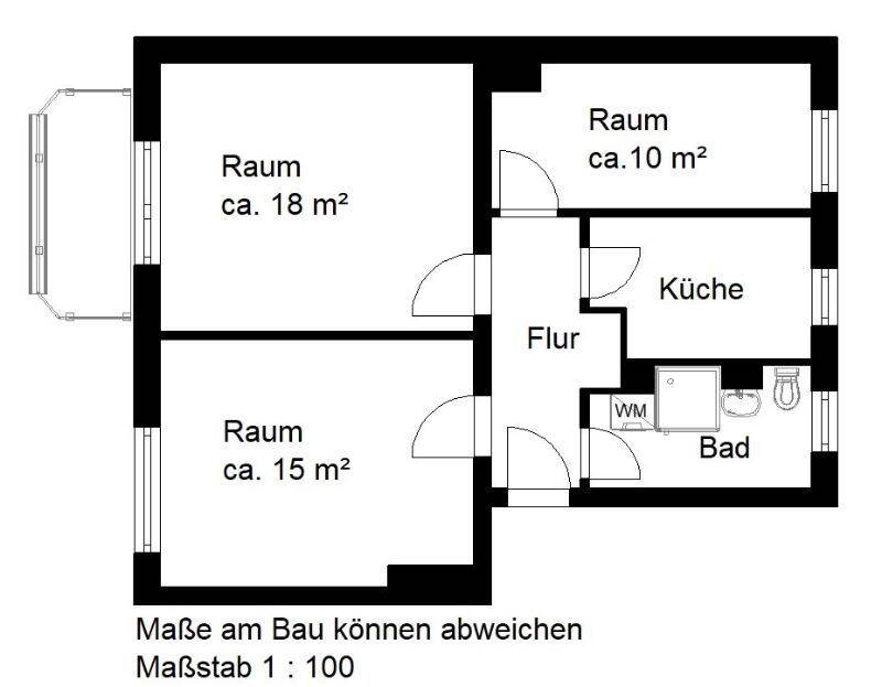 In der Herrichtung! 3-Zimmerwohnung mit Dusche… – 6118 Halle (Saale) – Vorschaubild 10