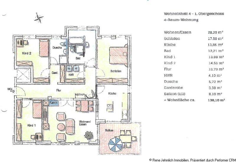 Exklusive 4 Raum Wohnung in Adelsberg + Stellpatz + Barrierefrei + Keller – 9127 Chemnitz – Vorschaubild 11