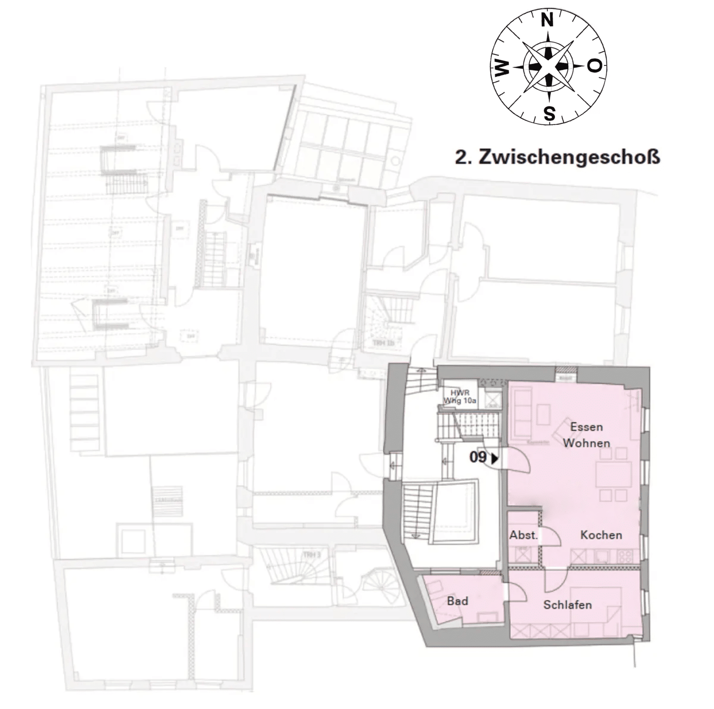 Stilvolles Altstadtwohnen im Erstbezug – exklusive 2-Zimmer-Wohnung mit historischem Charakter – 93047 Regensburg – Vorschaubild 9