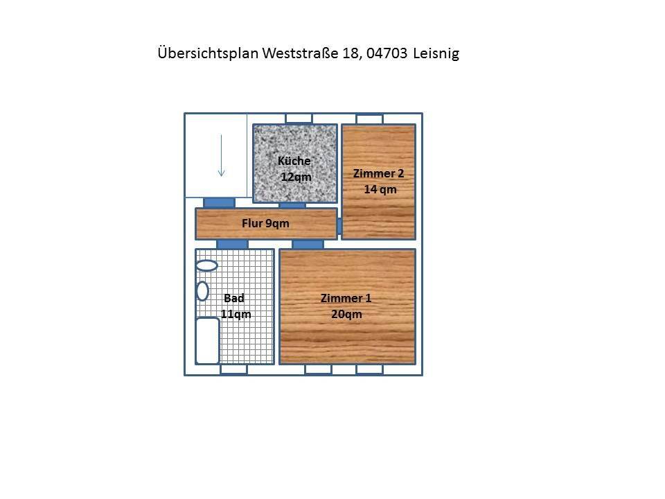 TOP! 2-Zi.-Wohnung in Leisnig – Garten, Wohnküche – 4703 Leisnig – Vorschaubild 10