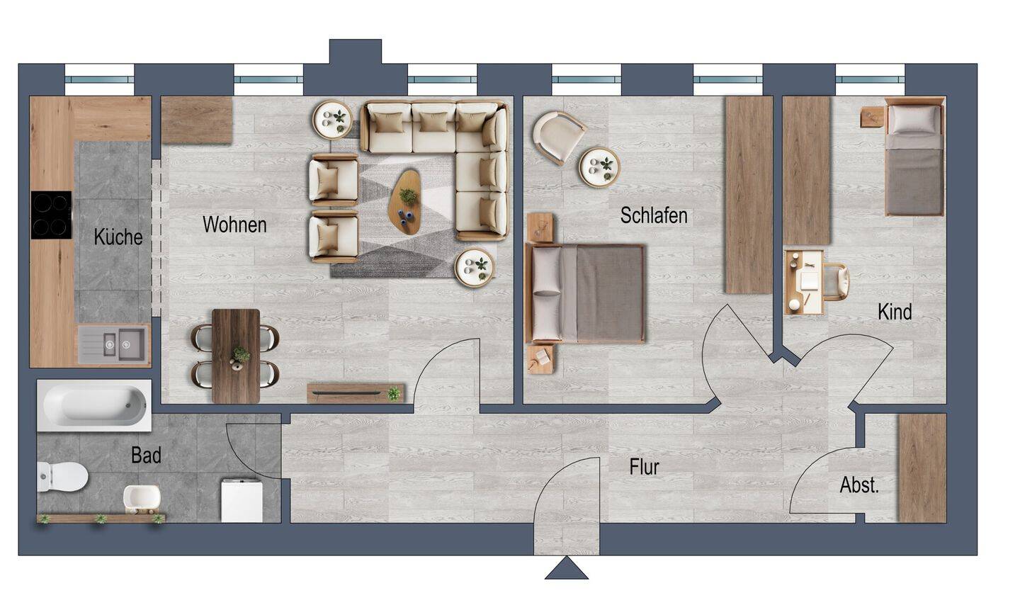 3-Raumwohnung in zentraler Lage – 9337 Hohenstein-Ernstthal – Vorschaubild 10