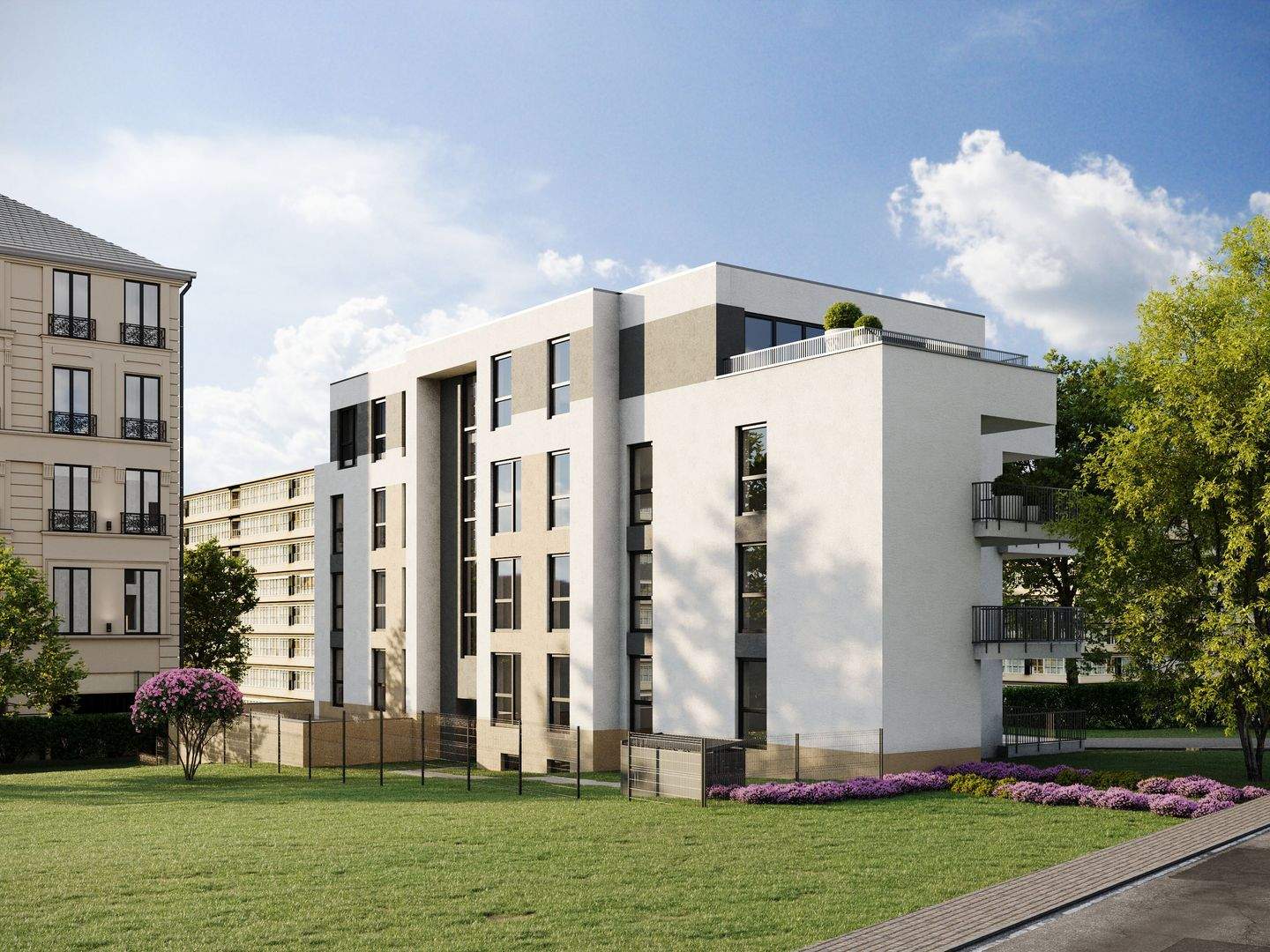 KfW-40 Neubau am Kaßberg – 100.000 € KfW-Darlehen ab 0,01 % möglich – Moderne 3-Zimmer-Wohnung mit Balkon in Chemnitz im beliebten Kaßbergviertel, 9112 Chemnitz (Altendorf Kaßberg Zentrum)