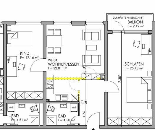 Helle 3 – Zimmer-Wohnung in City nähe – 28203 Bremen – Vorschaubild 9
