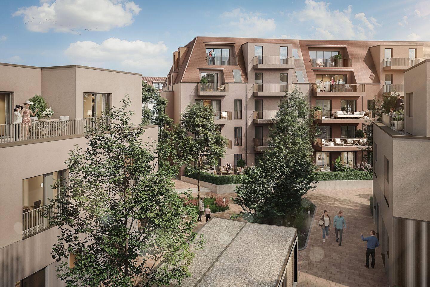 Neubau 2-Raumwohnung zu vermieten // Wohnpark TerraCotta – 1157 Dresden – Vorschaubild 2