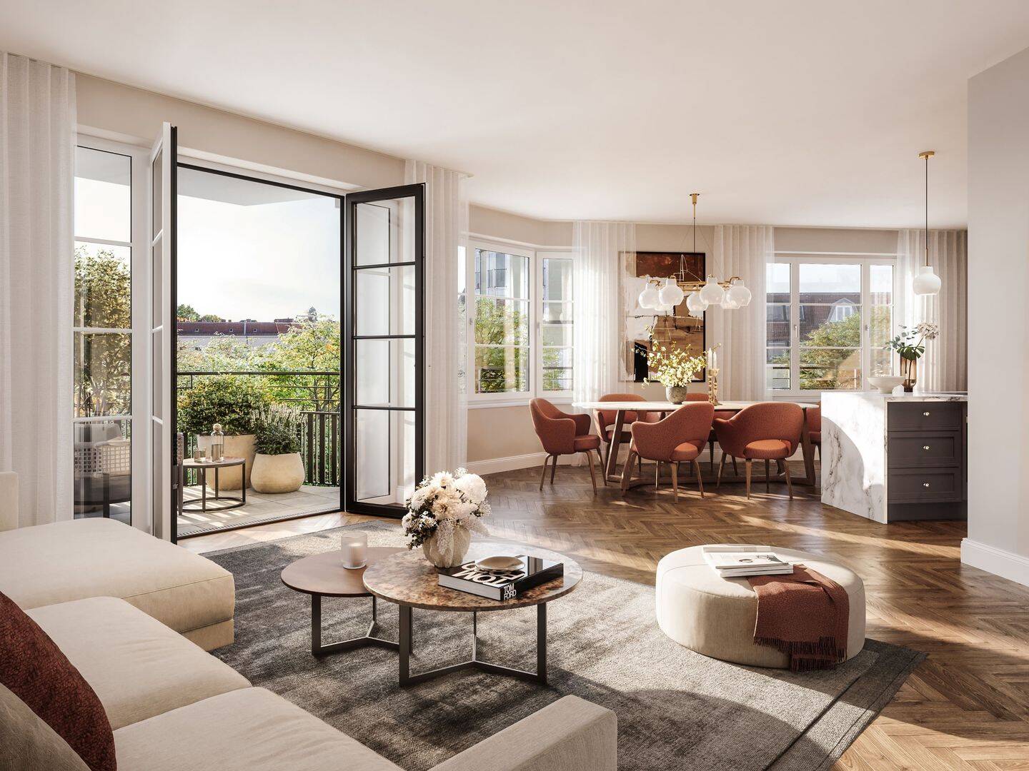 Elegant im Herzen von Charlottenburg! – 5 Zimmer, 3 Balkone – 14057 Berlin – Vorschaubild 2
