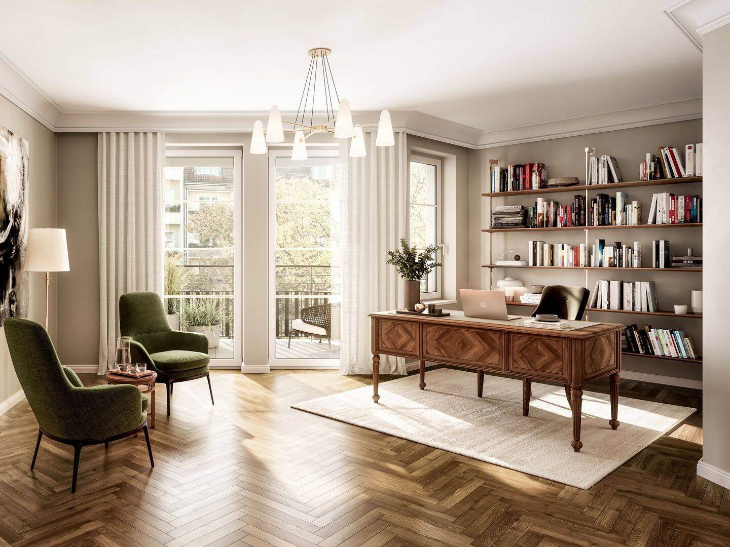 Elegant im Herzen von Charlottenburg! – 5 Zimmer, 3 Balkone – 14057 Berlin – Vorschaubild 8