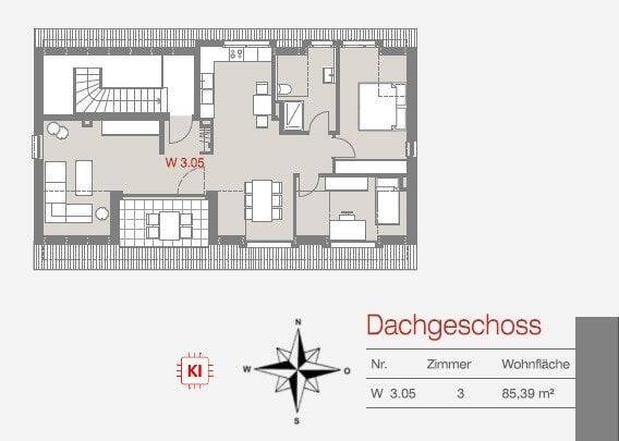 Neubauwohnungen Nähe „Hindenburgpark“ – Modernes Wohnen in Altstadtnähe – 85057 Ingolstadt – Vorschaubild 4