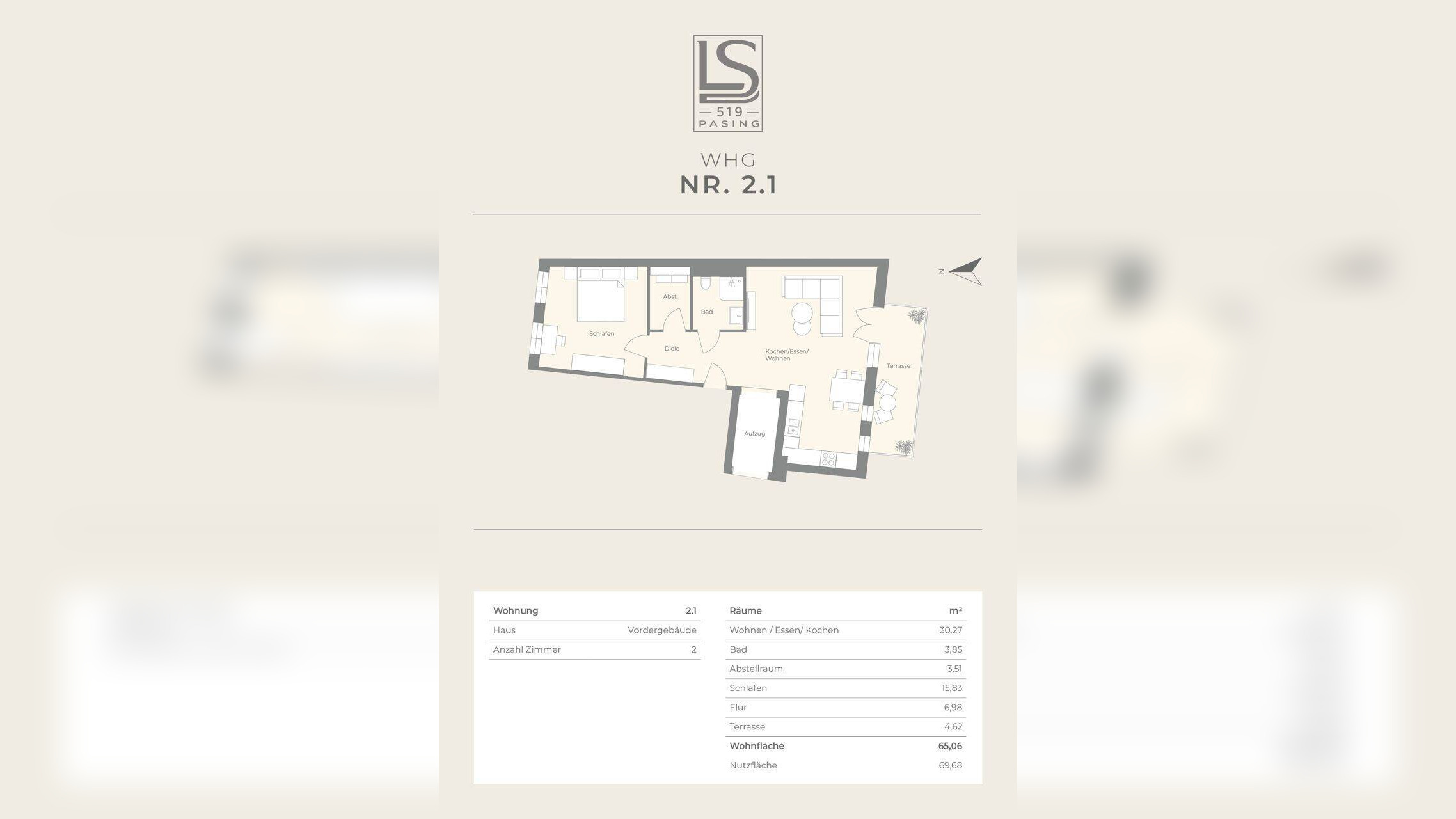 Lebensqualität in Pasing – Gepflegte 2-Zimmer-Wohnung * komfortabel und zentral * – 81241 München – Vorschaubild 4