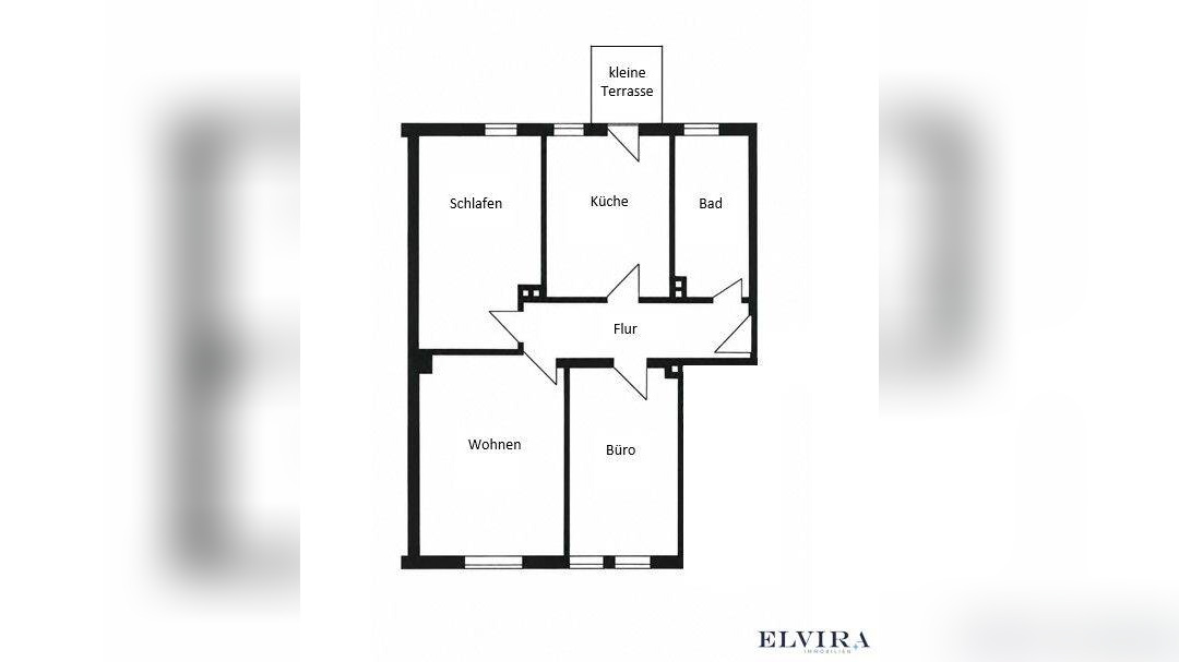 ELVIRA – Maxvorstadt, vermietete und gut geschnittene 3-Zimmer-Wohnung im Hochparterre mit kleiner Terrasse in bevorzugter Lage – 80799 München – Vorschaubild 2