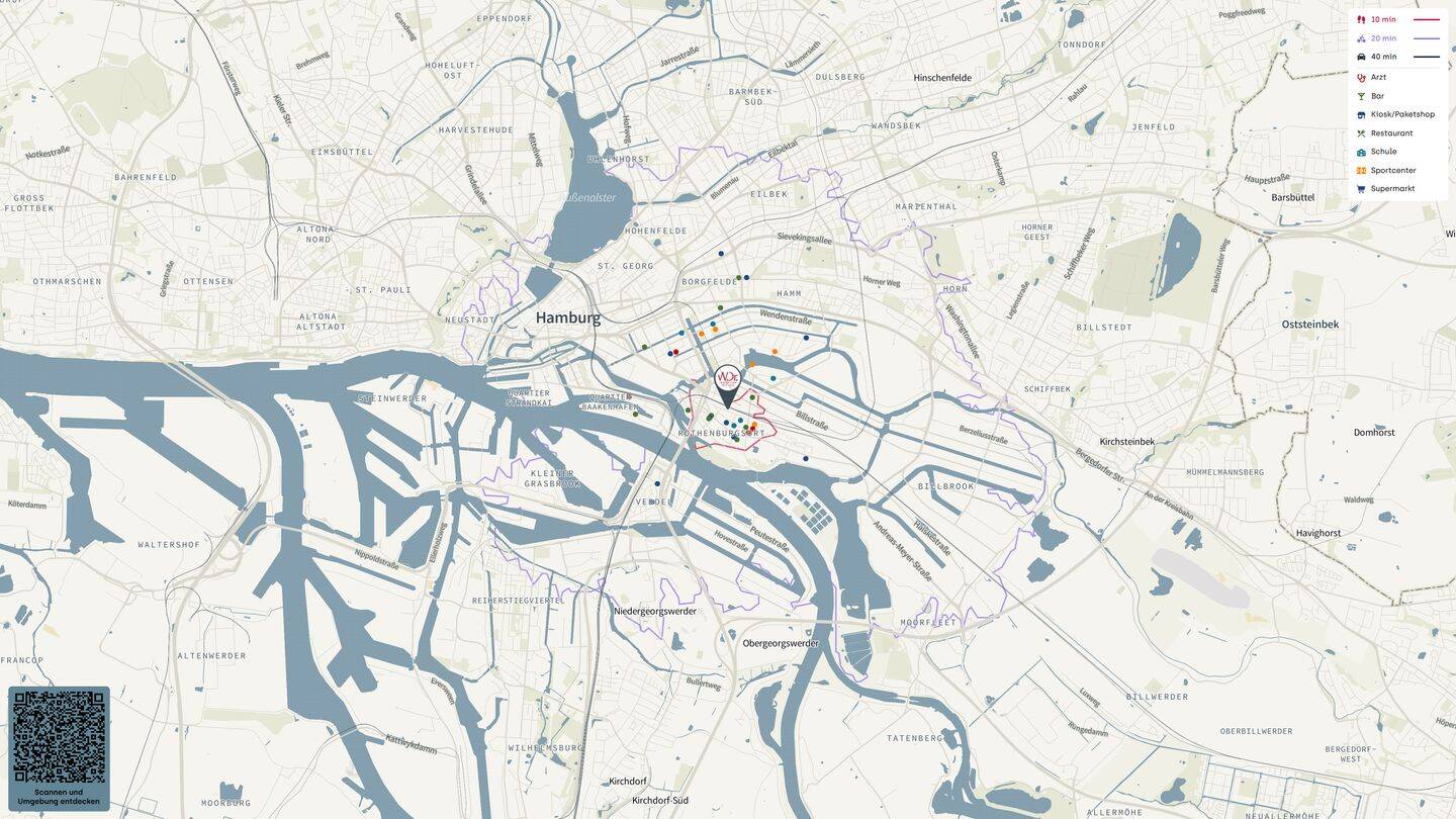 Einziehen & wohlfühlen: Möblierte Studentenwohnung in Hamburg zur Miete – Wentzel Dr. – 20539 Hamburg – Vorschaubild 11