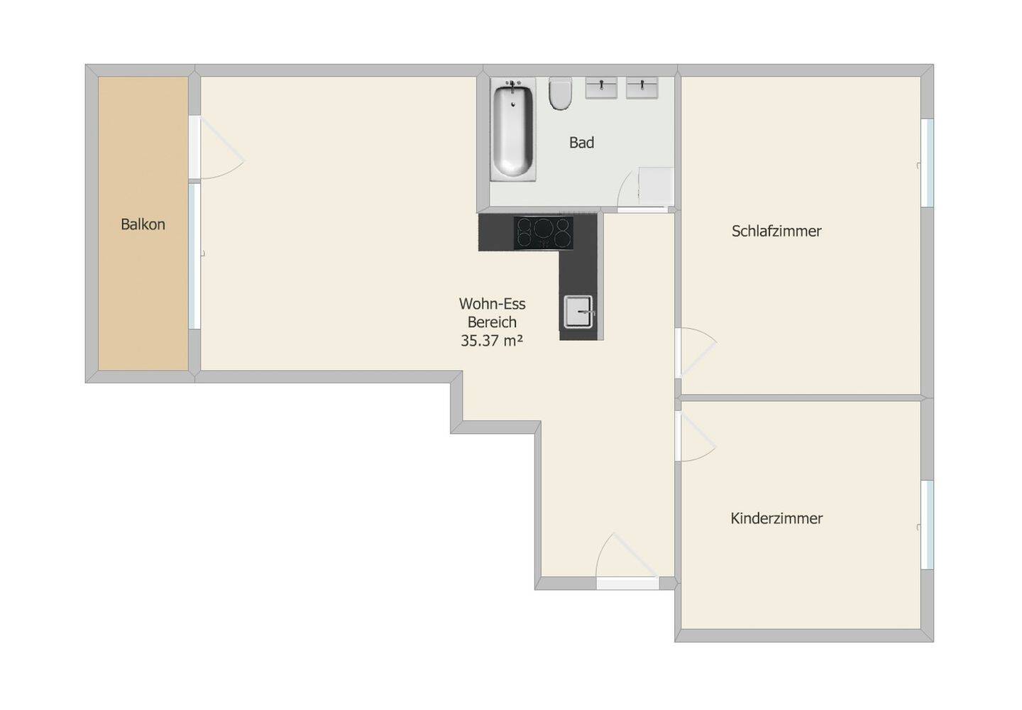 Sofort einziehen – Traumhafte 3-Zimmer-Wohnung in Top Lage – 81673 München – Vorschaubild 11