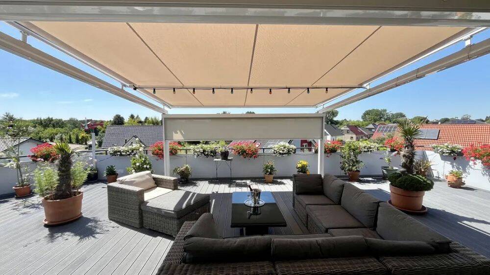 Bezugsfreie Penthouse-Wohnung mit großer Sonnen-Terrasse, barrierefrei, mit unverbautem Weitblick, Fahrstuhl und vielen hochwertigen Features, durchda – 12621 Berlin – Vorschaubild 2