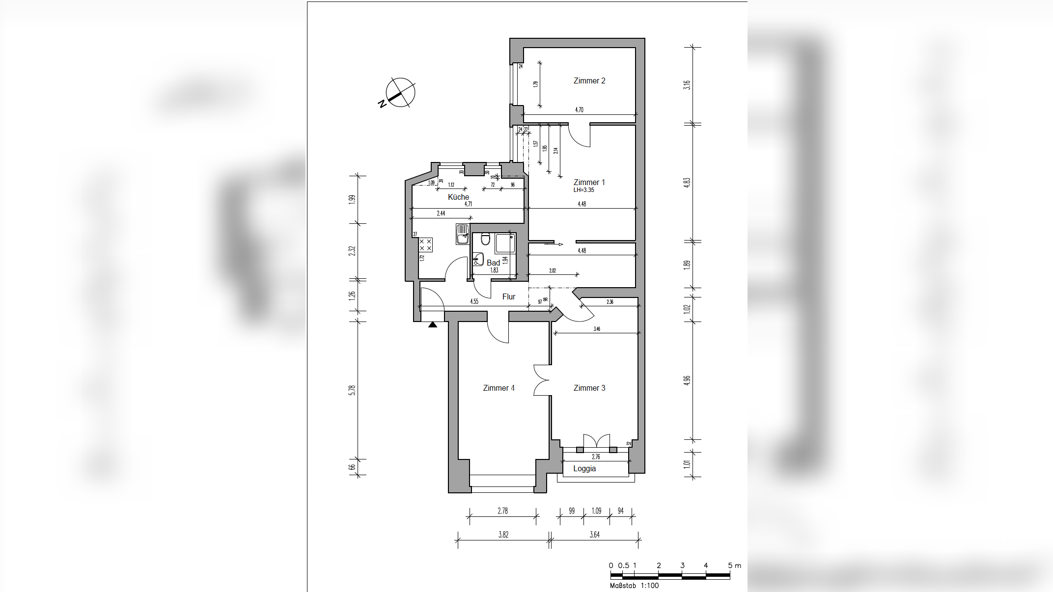 Stuck. Kamin. Dielen. Loggia. – Altbauperle mit ca. 120 m² und großem Potenzial in Steglitz – 12163 Berlin – Vorschaubild 2