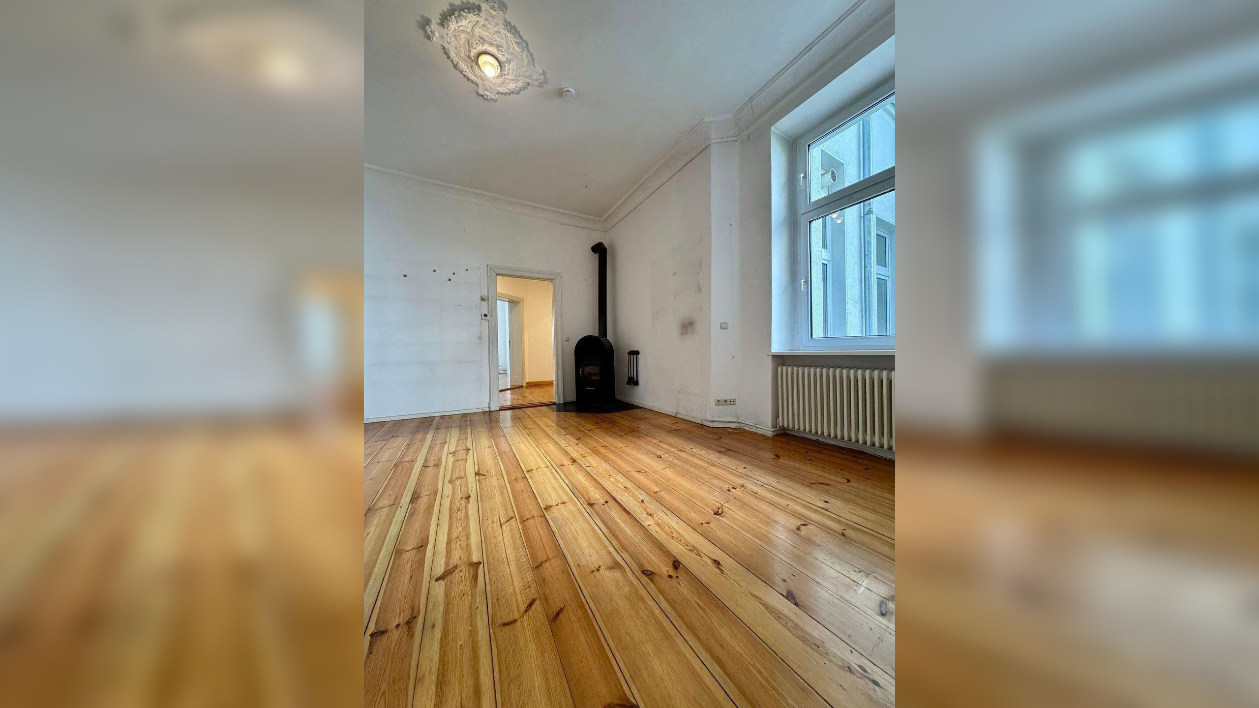 Stuck. Kamin. Dielen. Loggia. – Altbauperle mit ca. 120 m² und großem Potenzial in Steglitz – 12163 Berlin – Vorschaubild 6