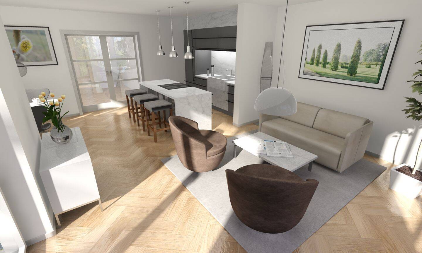 Exklusive Neubau-Maisonette mit Garten am Teltowkanal – 12207 Berlin – Vorschaubild 7