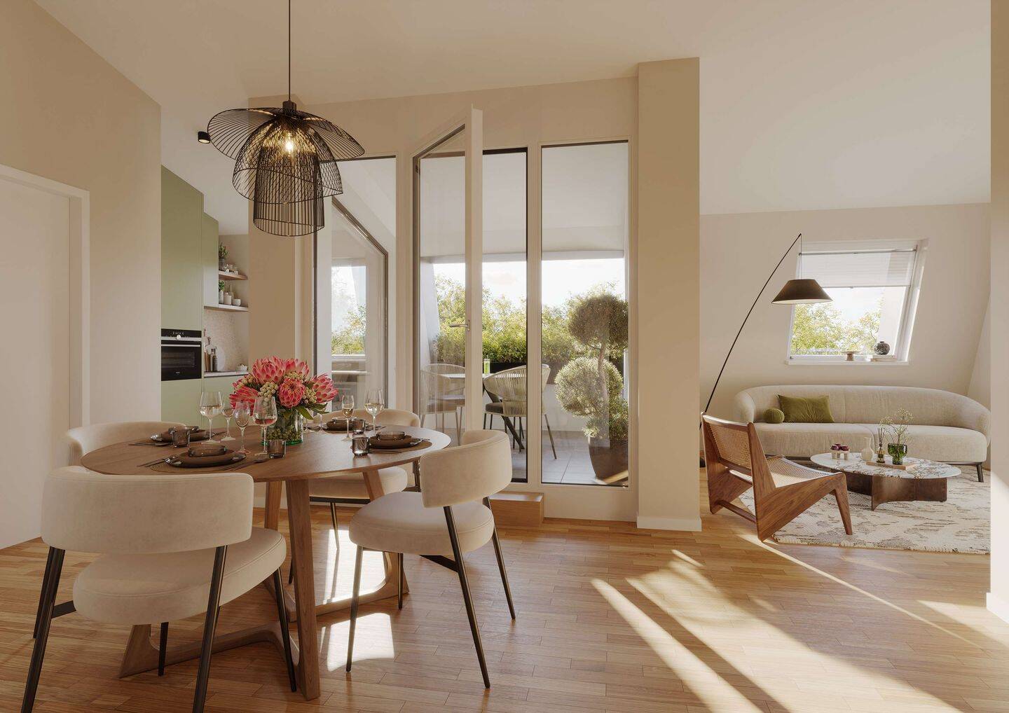 3-Zimmer-EG | Garten | 2 Terrassen | ca. 91 m² | Whg.57 – 80807 München – Vorschaubild 4