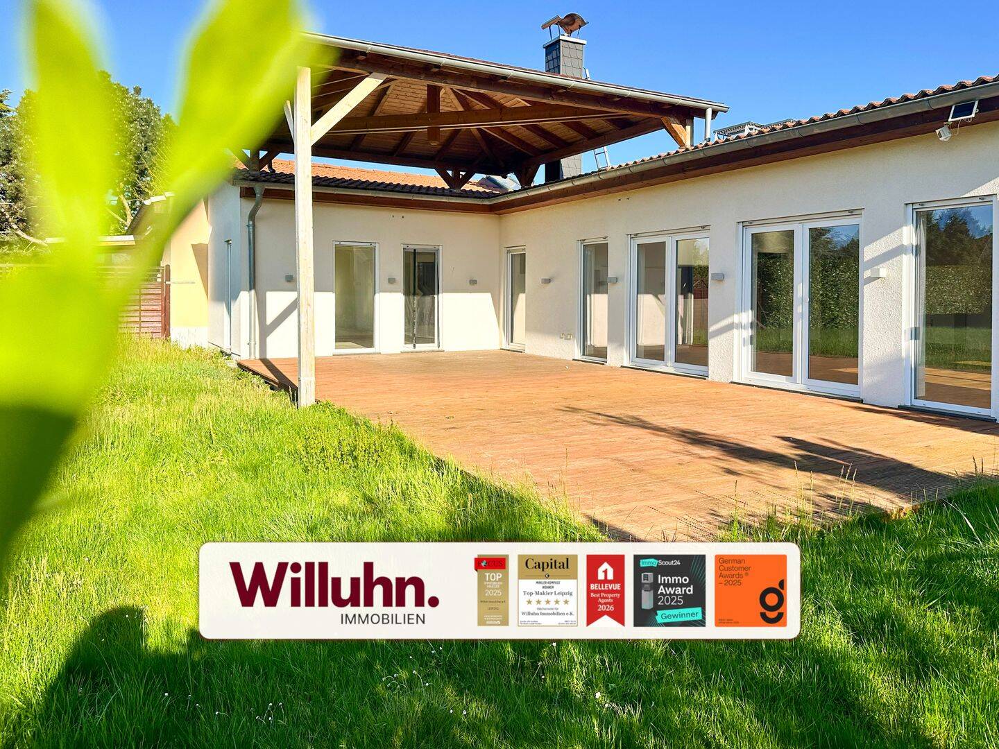 Bungalow mit Terrasse | Bezugsfrei | Einbauküche | Garage | Flexibles Nutzungskonzept, 4357 Leipzig (Mockau-Nord Mockau-Süd Schönefeld-Abtnaundorf)
