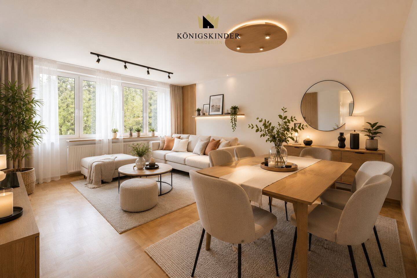 Großzügige 4-Zimmer-Familienwohnung mit Balkon, Terrasse, Garten & Garage in ruhiger Wohnlage, 71672 Ludwigsburg