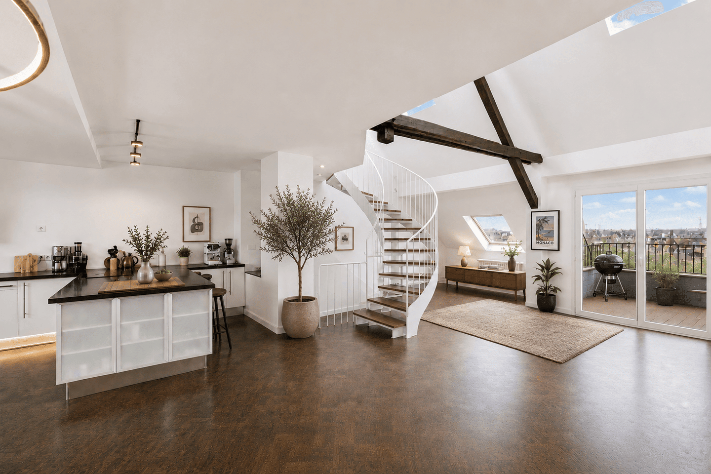 Zeitlose Eleganz über zwei Ebenen – Maisonette mit Dachterrasse und historischem Flair., 40472 Düsseldorf (Hubbelrath Lichtenbroich Rath Unterrath)