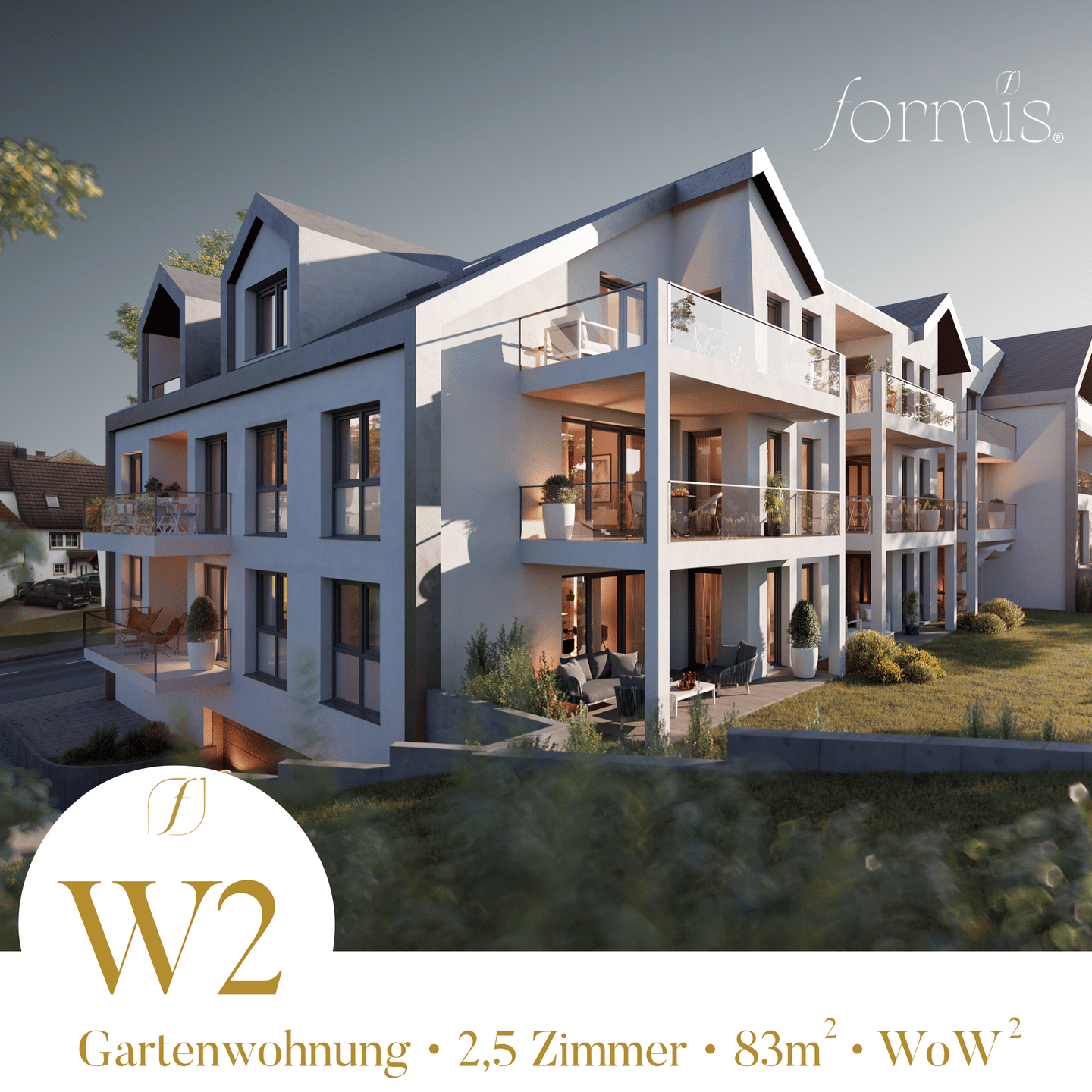 W2 – Charmante Eckwohnung. Großes Wohngefühl & Tiefgaragenstellplatz im Kaufpreis enthalten, 72186 Empfingen