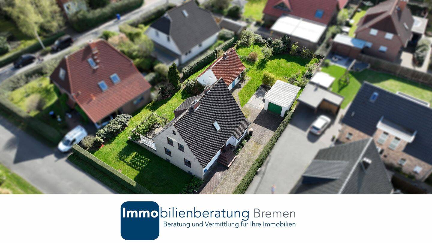 Einfamilienhaus mit Garten und massivem Nebengebäude, 28865 Lilienthal