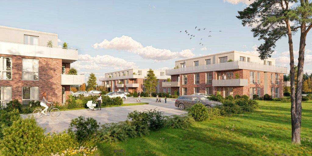 Neubau –  Helle Wohnung mit großer Dachterrasse, 25554 Wilster