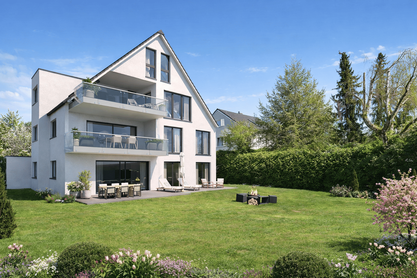 Haus im Haus: Exklusive Neubauwhg mit Garten in Toplage