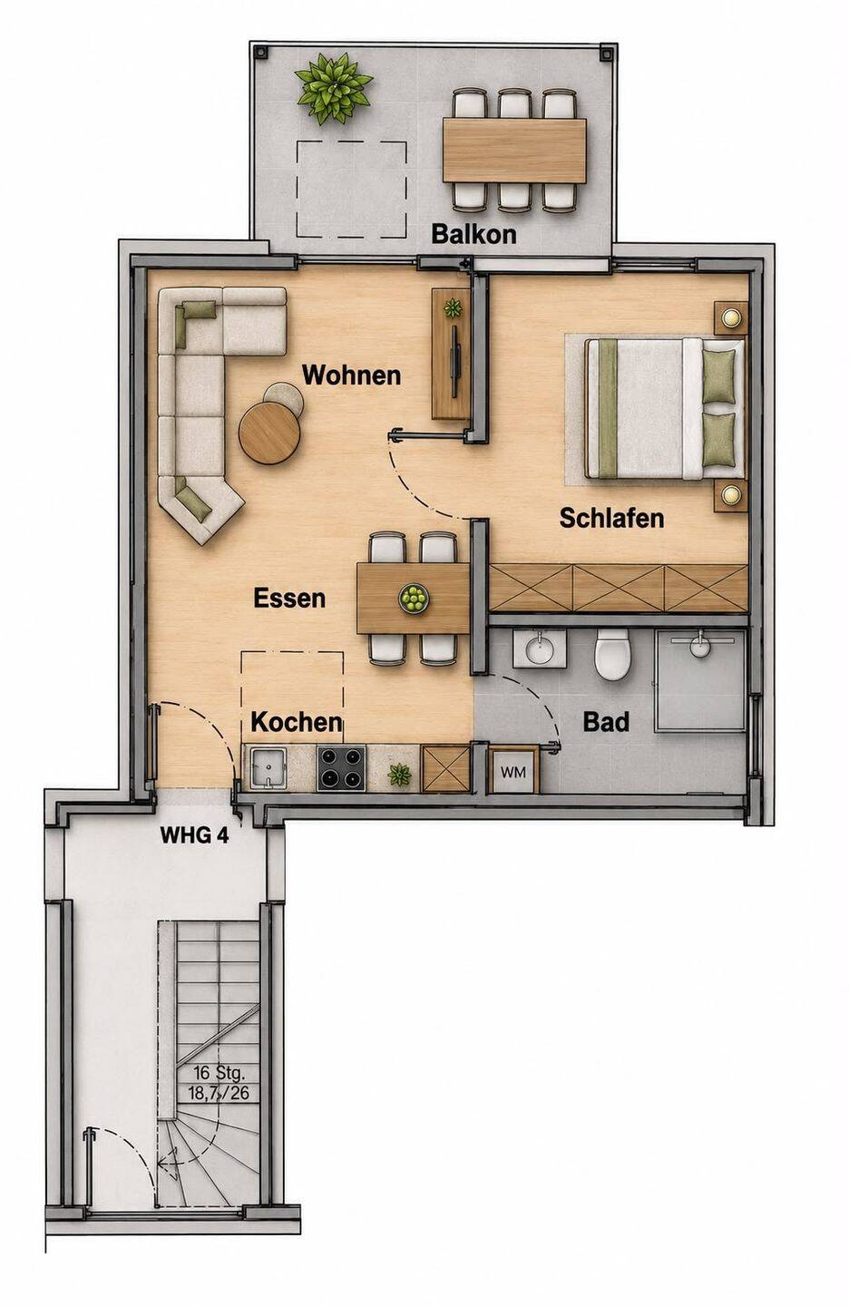 Neubau Eigentumswohnung in Hörste zu verkaufen!, 59558 Lippstadt