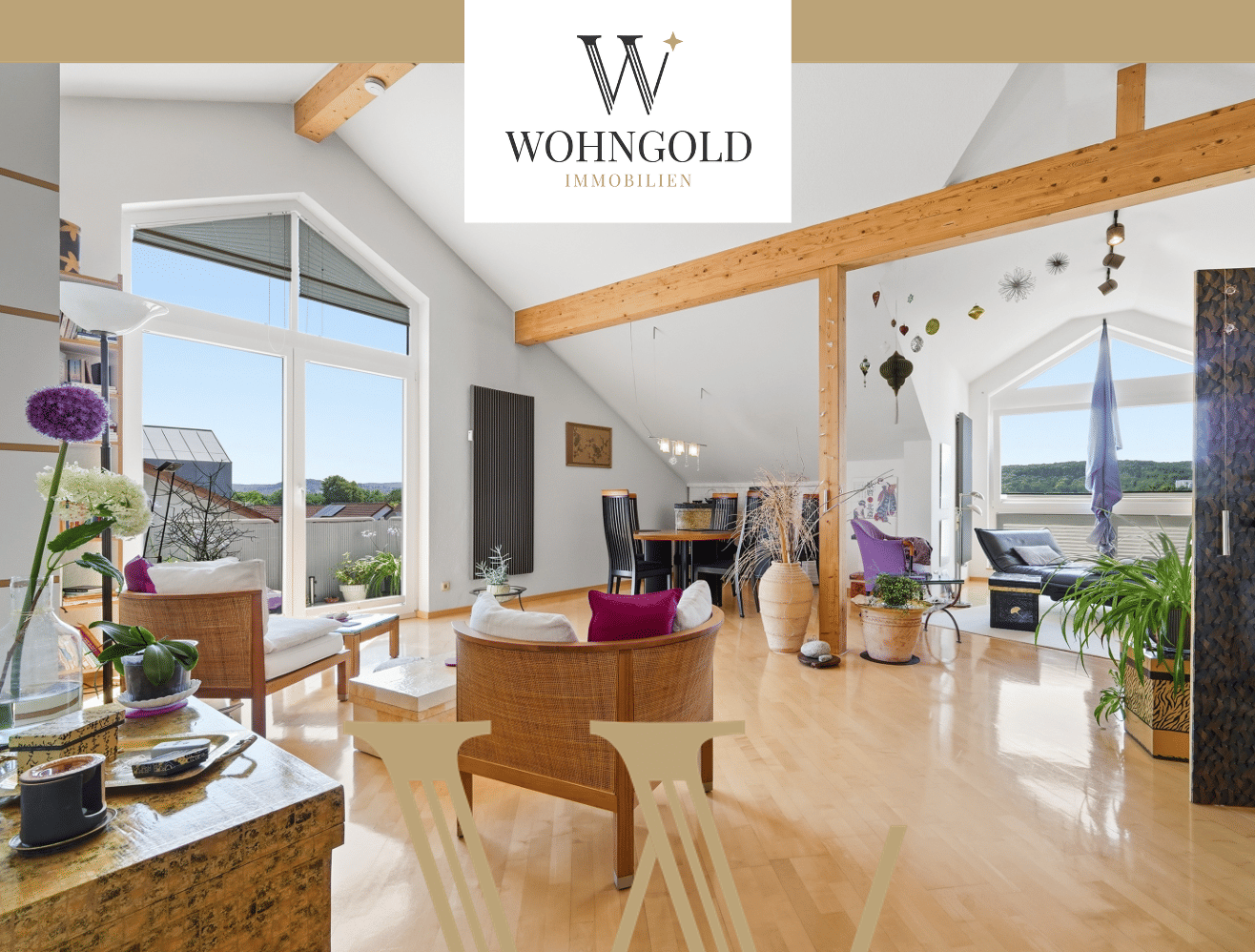 Großzügiges Wohnen mit Weitblick! Balkon, EBK + 2 Stellplätze!, 53604 Bad Honnef