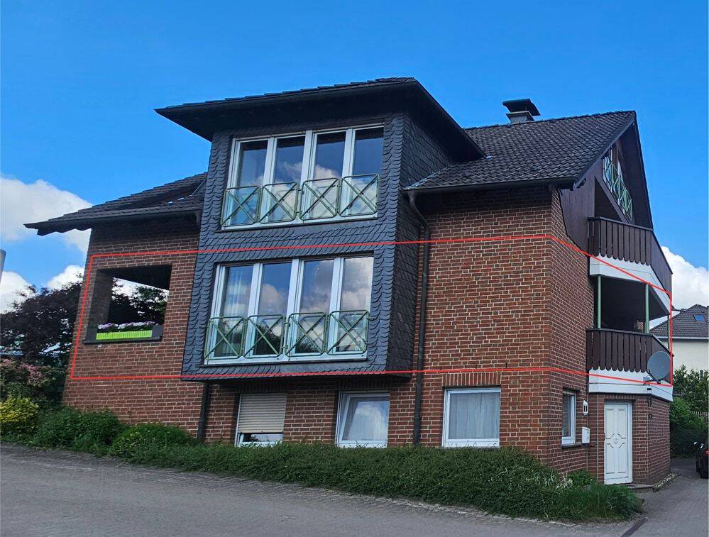 Großzügige 3-Zimmer-Maisonettewohnung mit Balkon, Loggia & Garage, 58339 Breckerfeld