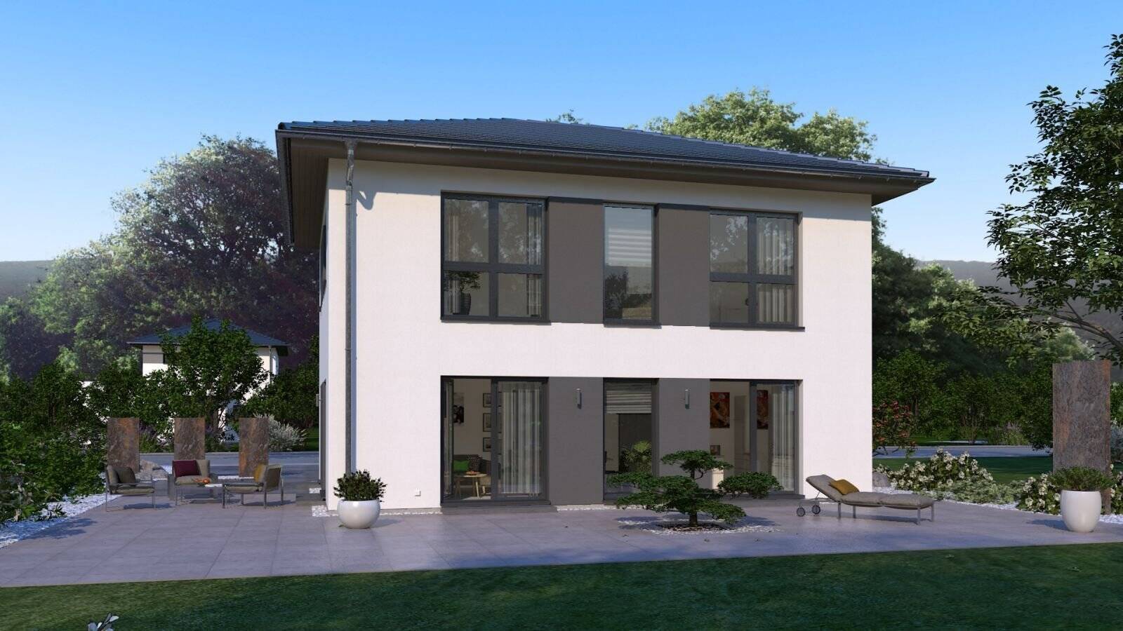 MODERNES WOHNHAUS MIT ELEGANTEM WALMDACH, 97478 Knetzgau