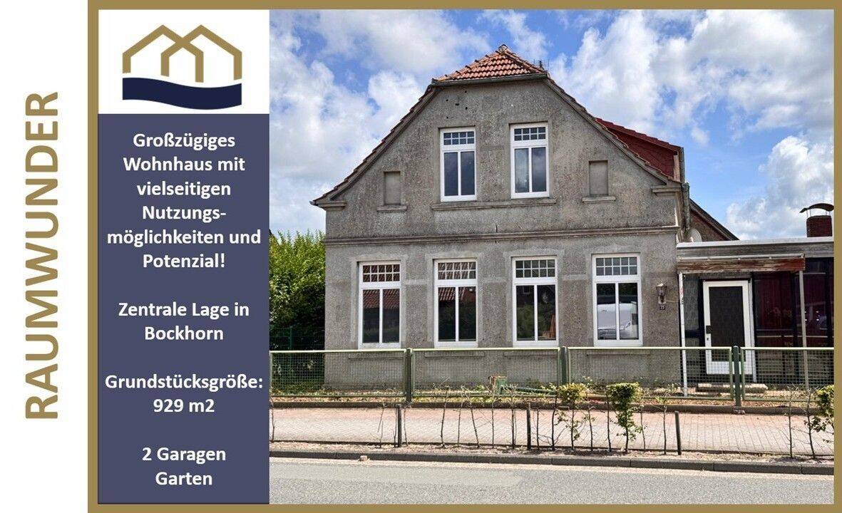 Platz für große Pläne: Sanierungsobjekt mit 929 m² Grundstück und außergewöhnlichem Potenzial, 26345 Bockhorn