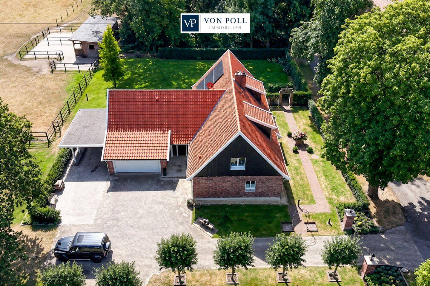 Ländlicher Charme trifft modernen Luxus – besonderes Landhausanwesen auf 4.399m², 48531 Nordhorn