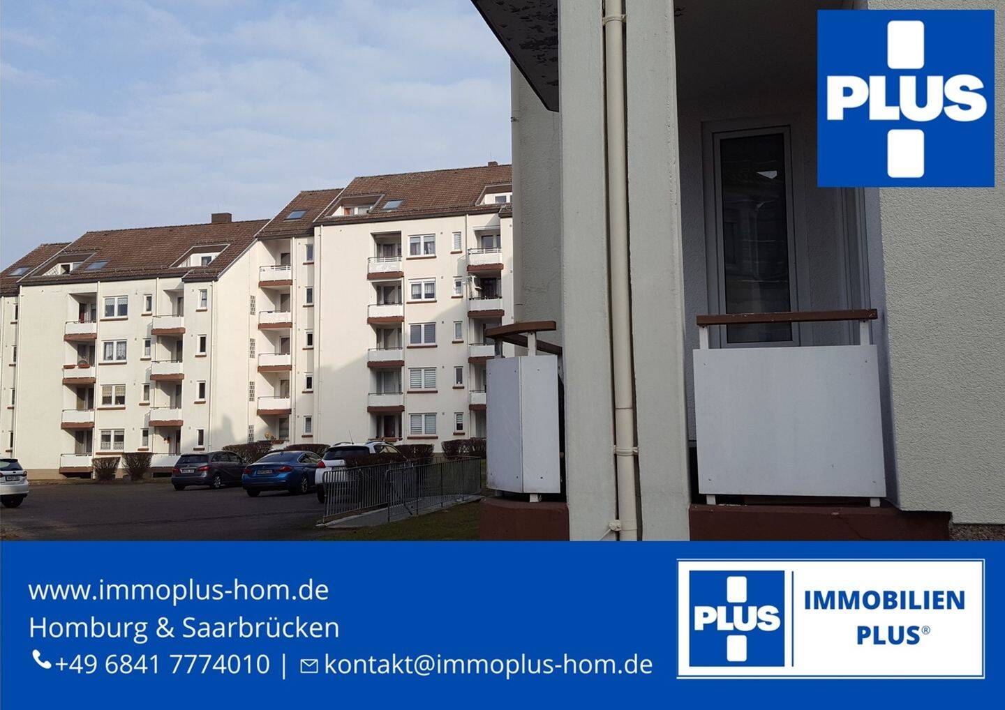 HOMBURG; GEPFLEGTE 2 ZKB WOHNUNG MIT PKW-STELLPLATZ, 66424 Homburg