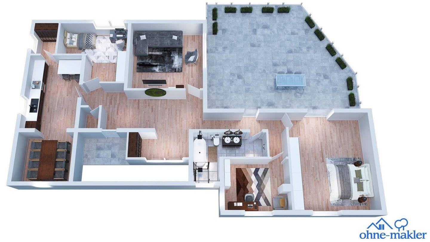 In Renovierung – großzügige Erdgeschosswohnung mit großer Terrasse, Platz für Familie & Hund, 64753 Brombachtal