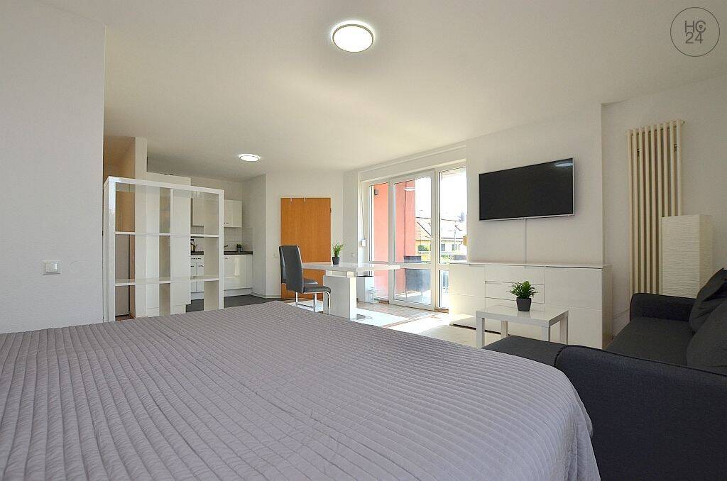 Modern möblierte 1-Zimmerwohnung in Würzburg/Heuchelhof mit Wlan – 97084 Würzburg – Bild 1 von 1