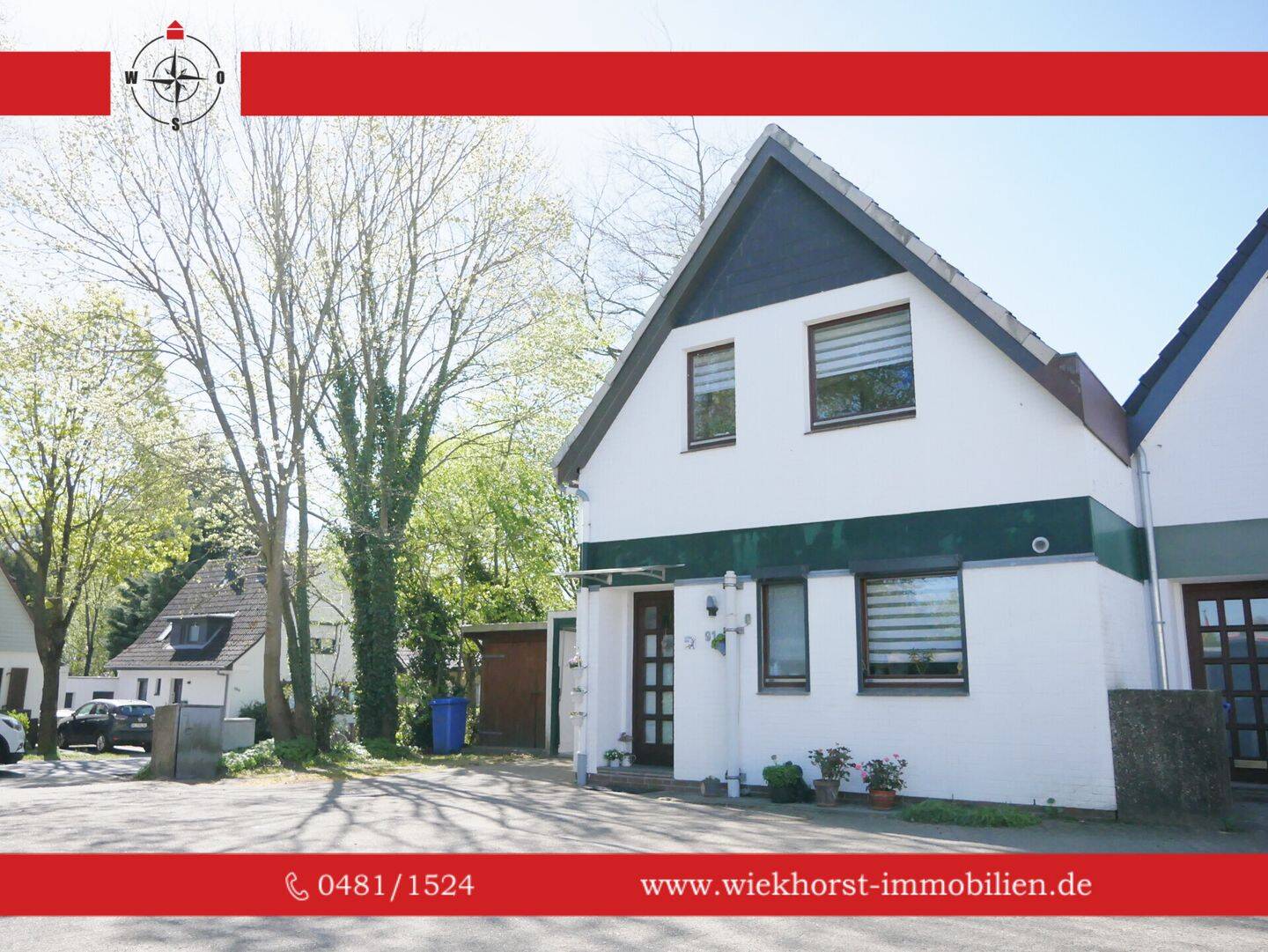 Renoviertes Reihenendhaus in Kreistannennähe I Wohnkomfort mit Garage und Garten, 25746 Heide