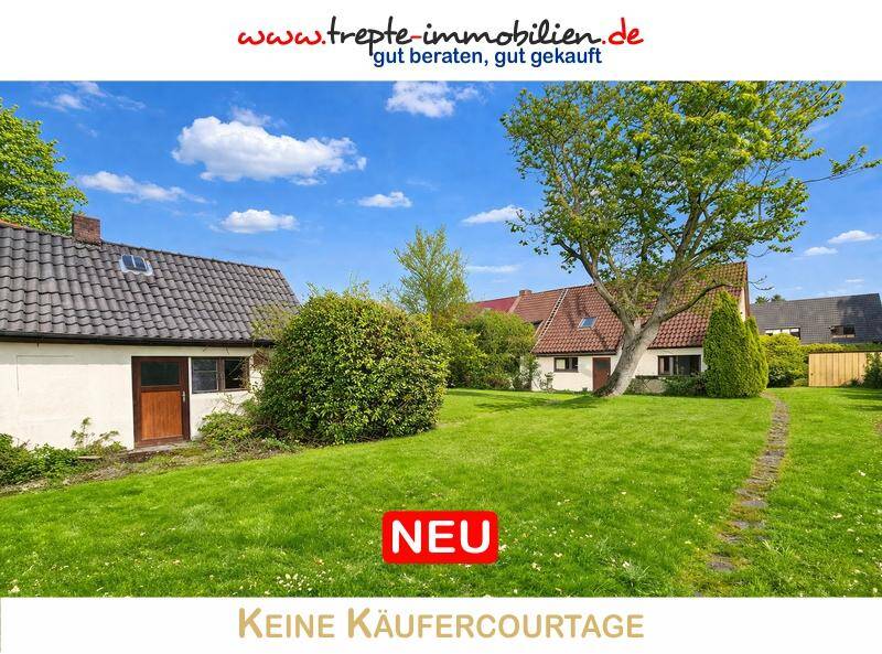 Sanierungsobjekt mit Zukunft – Doppelhaushälfte mit Einliegerwohnung auf 901qm großem Grundstück in Hamburg-Jenfeld !, 22043 Hamburg (Wandsbek Jenfeld Marienthal Tonndorf)