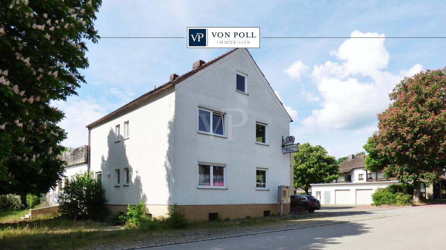 Wohnraum satt! Einfamilienhaus, Dachgeschosswohnung, angeschlossener Gasthof mit Pension – provisionsfrei, 85125 Kinding