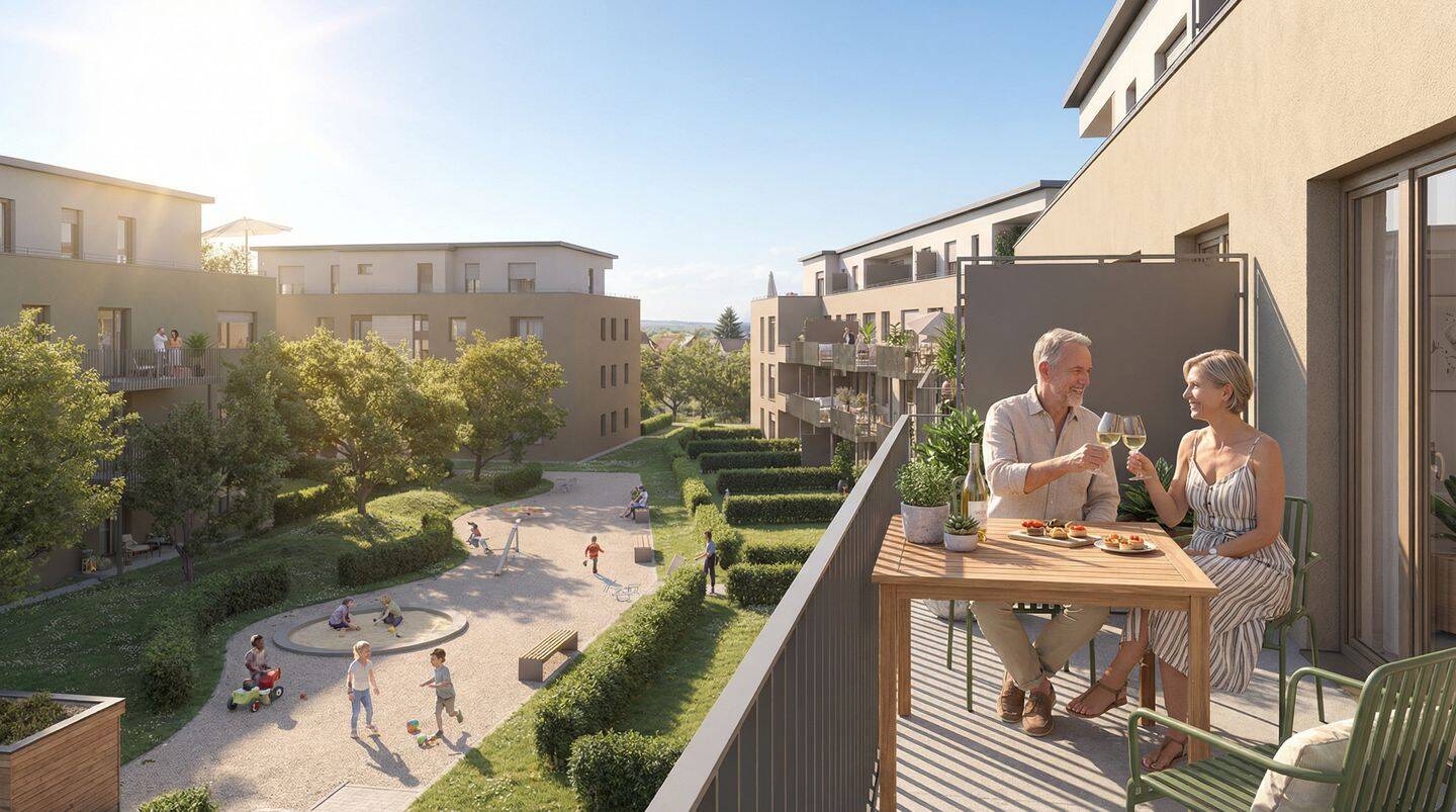 Durchdachte 3-Zi.-Whg. mit Terrasse und großem Garten (EG, 83,57 qm) | Haus E, 79365 Rheinhausen
