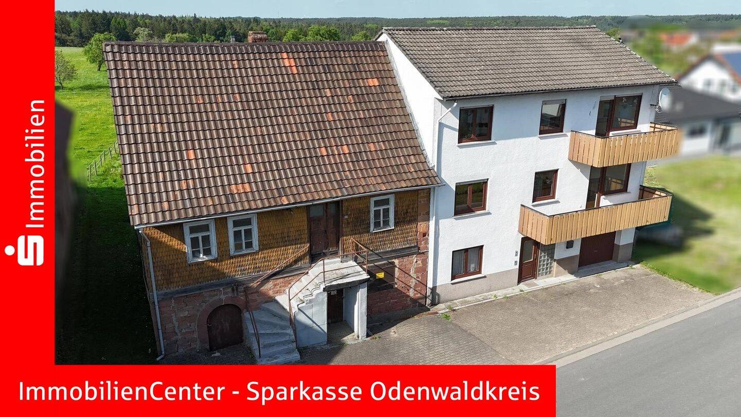 1-2 Familienhaus mit kl. Scheune und historischem Wohnhaus (kein Denkmalschutz), 64711 Erbach